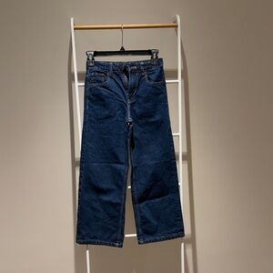 Zara Girls Wide Leg Dark Blue Jeans size 9